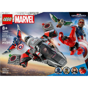 LEGO® Marvel Captain America vs. Red Hulk Battle 76292