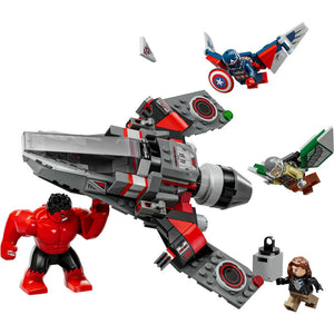 LEGO® Marvel Captain America vs. Red Hulk Battle 76292