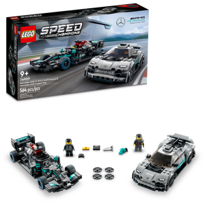 LEGO® Speed Champions Mercedes AMG F1 W12 E Performance & Mercedes AMG Project One 76909