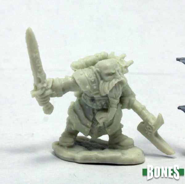 Bones Classic: Durgam Deepmug, Male Dwarf Hero Model Kit Reaper Miniatures