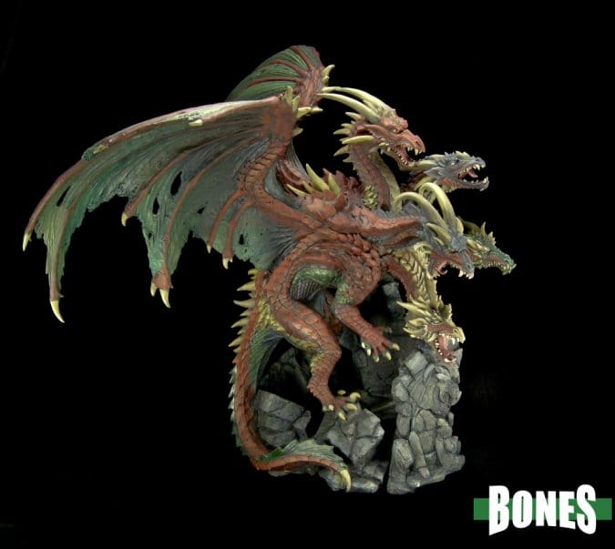 Bones Classic: Ma'al Drakar the Dragon Tyrant (Hydra) Model Kit Reaper Miniatures