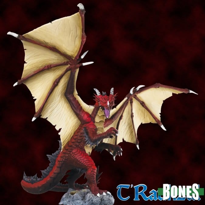 Bones Classic: T'Raukzul, Gargantuan Dragon Model Kit Reaper Miniatures