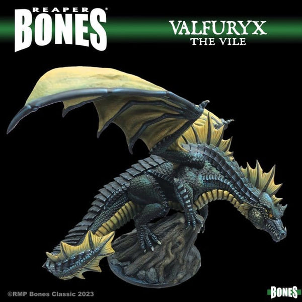 Bones Classic: Valfuryx the Vile, Forest Dragon Model Kit Reaper Miniatures