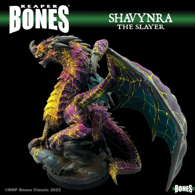 Bones Classic: Shavynra the Slayer, Huge Dragon Model Kit Reaper Miniatures