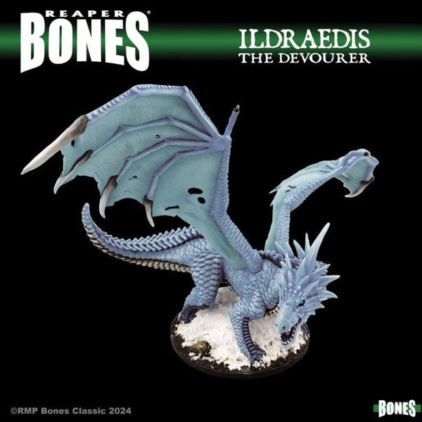 Bones Classic: Ildraedis the Devourer, White Dragon Model Kit Reaper Miniatures
