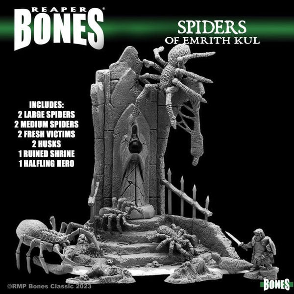 Bones Classic: The Spiders of Emrith Kul Model Kit Reaper Miniatures