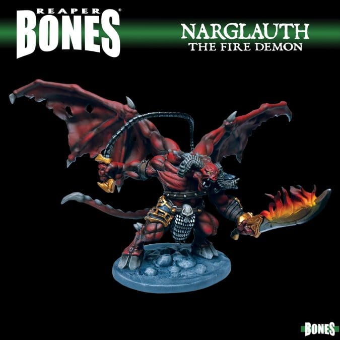 Bones Classic: Narglauth, Fire Demon Model Kit Reaper Miniatures