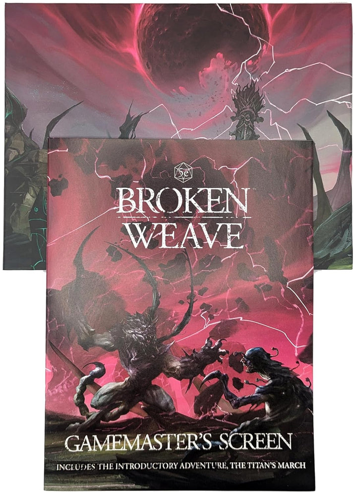Broken Weave RPG: Gamemaster`s Screen (5E) Book Alliance Games Distribution