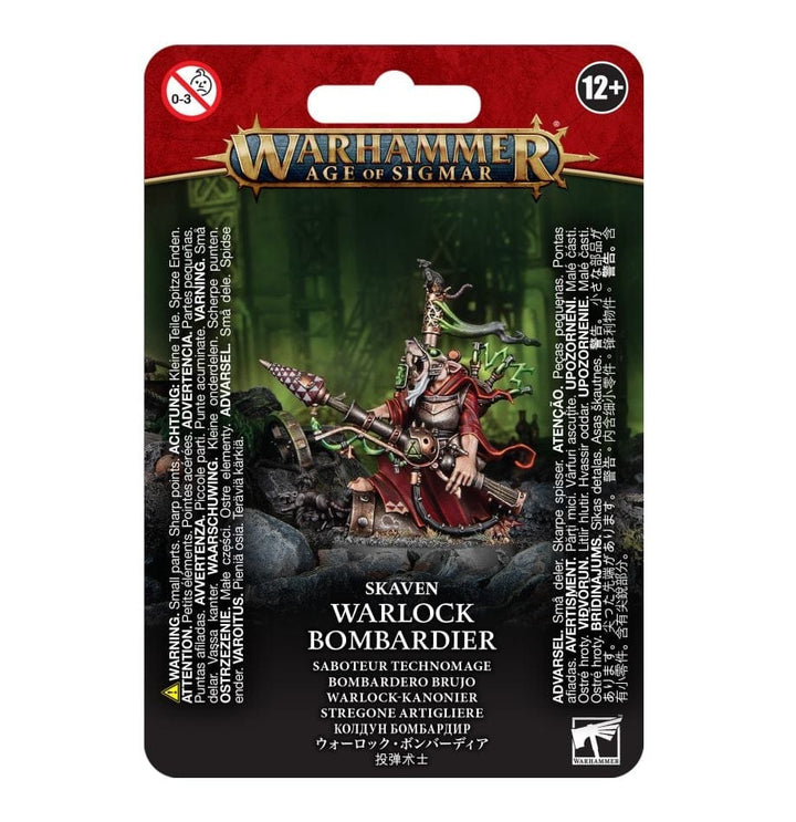 Warlock Bombardier Skaven Model Kit Games Workshop