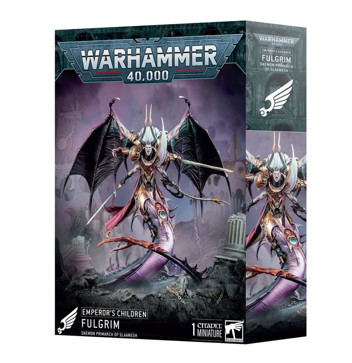 Emperor's Children: Fulgrim Daemon Primarch of Slaanesh Model Kit Games Workshop