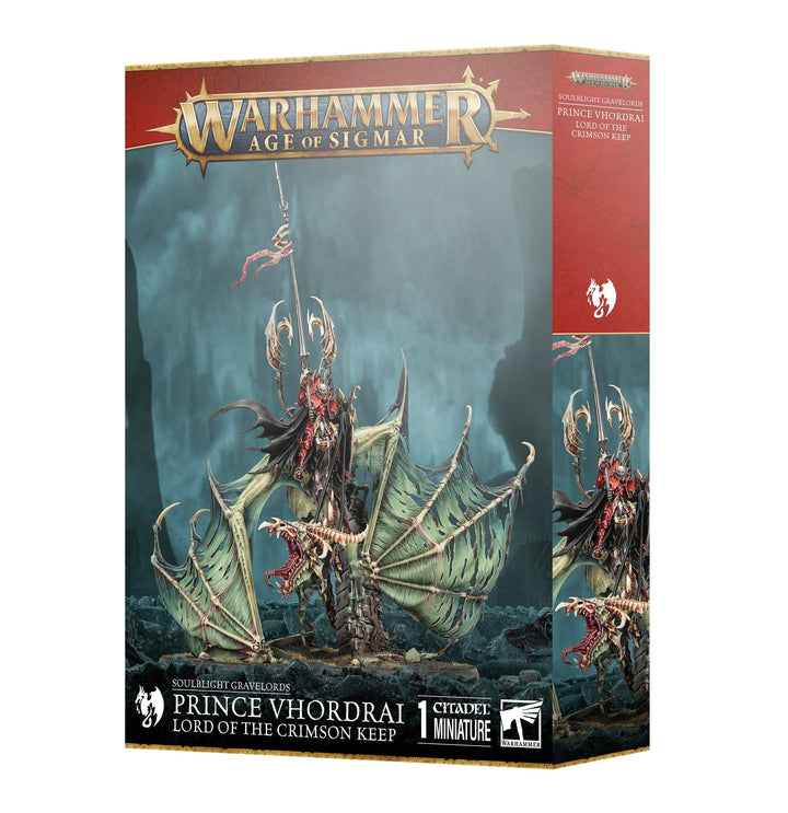 Soulblight Gravelords: Prince Vhordrai Lord of the Crimson Keep Model Kit Games Workshop