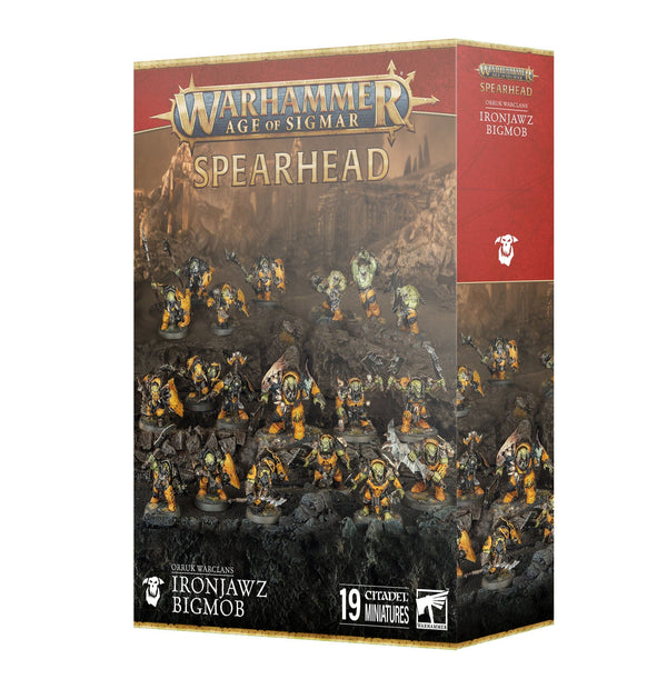 Spearhead: Orruk Warclans Ironjawz Bigmob Model Kit Games Workshop