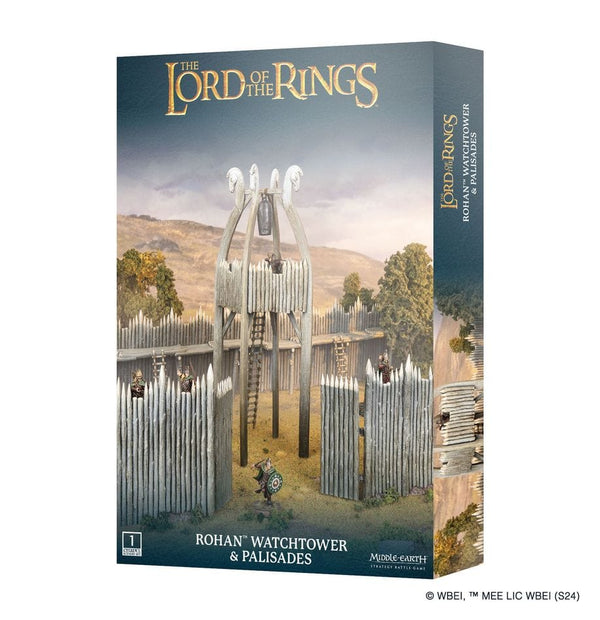 Rohan™ Watchtower & Palisades Model Kit Games Workshop