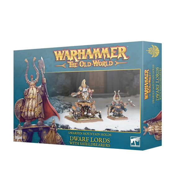 Dwarfen Mountain Holds: Dwarf Lords with Shieldbearers Model Kit Games Workshop