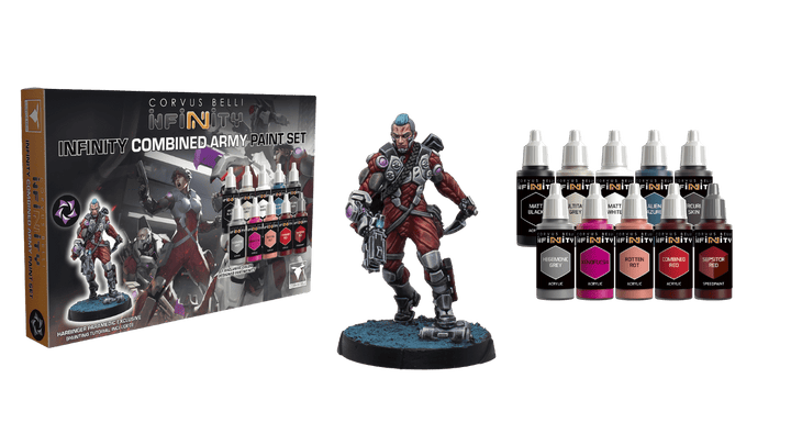 Infinity Combined Army Paint Set Harbinger Paramedic exclusive Model Kit Corvus Belli