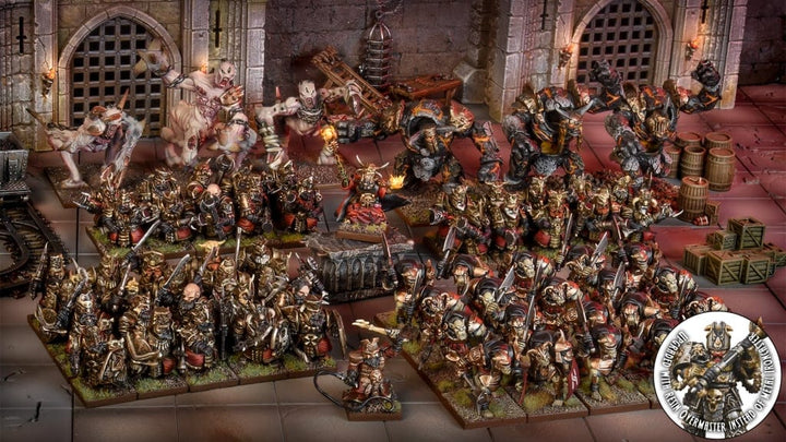 Abyssal Dwarf: Mega Army Model kit Mantic Games