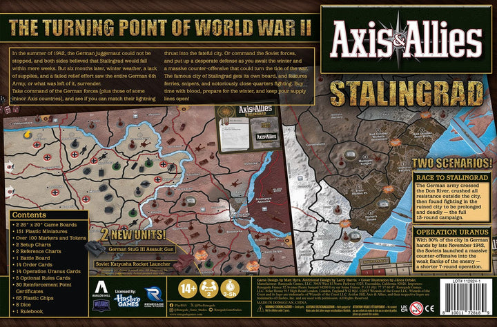 Axis & Allies: Stalingrad Board Game Alliance Games Distribution