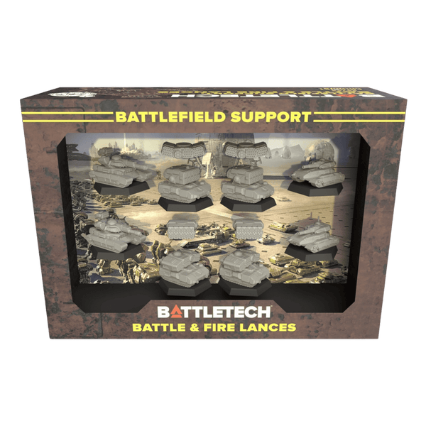 BattleTech: Mercenaries Forcepack - Battlefield Support Battle & Fire Lances Model Kit Alliance Games Distribution