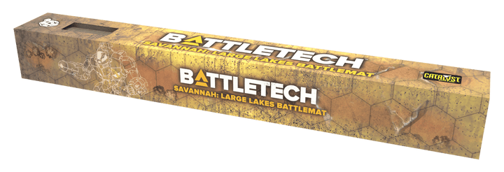 BattleTech: BattleMat - Savannah Large Lakes/Box Canyon Model Kit Alliance Games Distribution