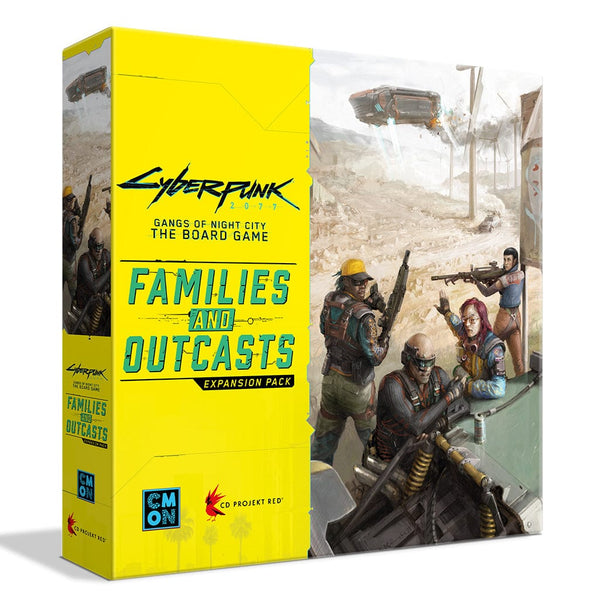 Cyberpunk 2077: Families and Outcasts Expansion Board Game Asmodee