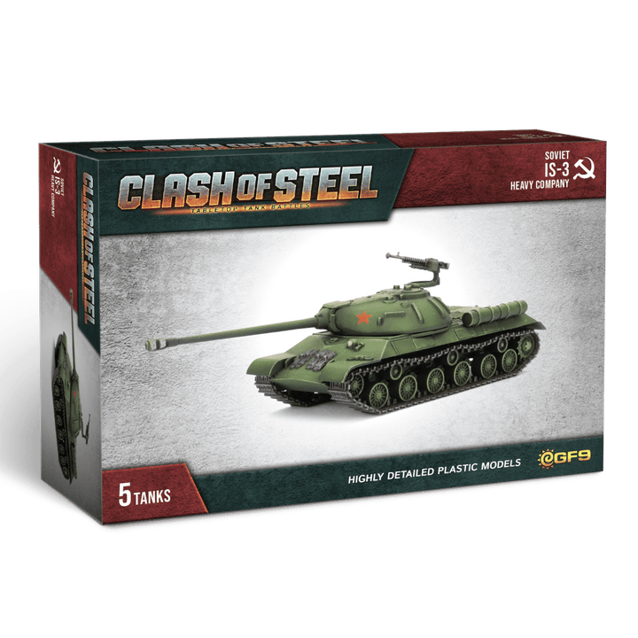 Soviet IS-3 Heavy Tank Company Model kit Battlefront Miniatures