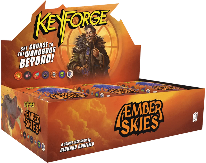 Keyforge: Æmber Skies Sealed Deck Display Non-Singles Asmodee