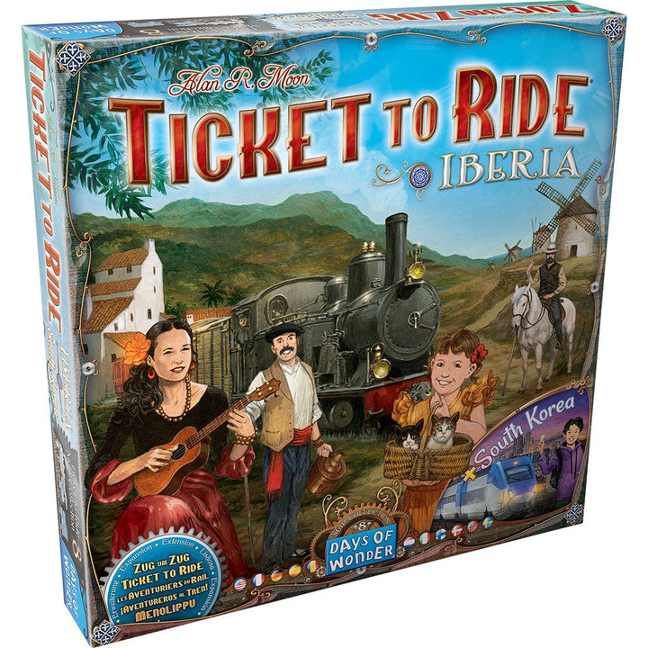 Ticket To Ride: Iberia & South Korea Board Game Asmodee