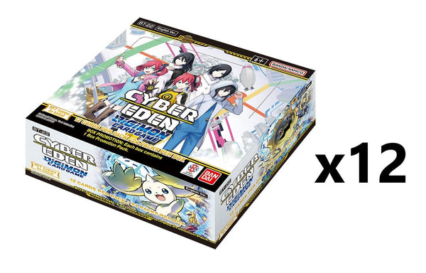 Digimon Cyber Eden Booster 12-Box Case (Presell)
