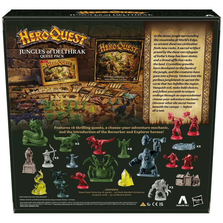 HeroQuest: Jungles of Delthrak Board Game Alliance Games Distribution