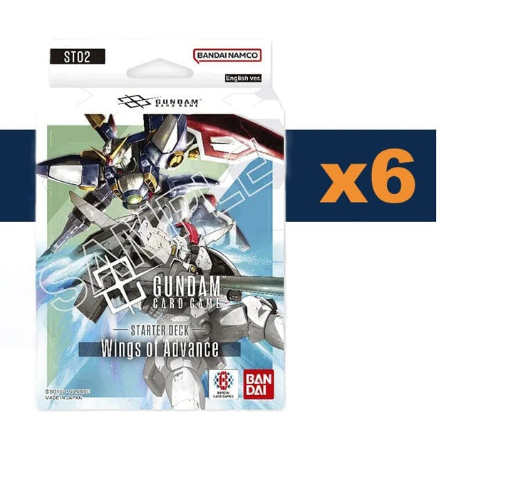 Gundam Card Game: Starter Deck 02 - Wings of Advance [x6] Sealed Display Non-Singles Bandai