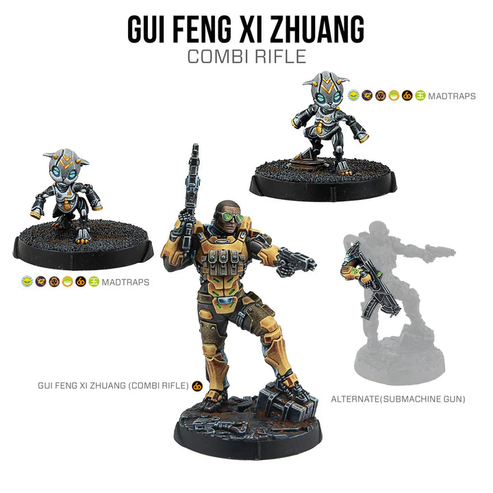 Yu Jing Gui Feng Xi Zhuang (Combi Rifle) Model Kit Corvus Belli