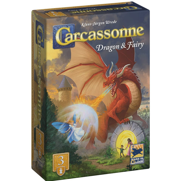 Carcassonne Exp3 (V3.1) : Dragon & Fairy Board Game Asmodee