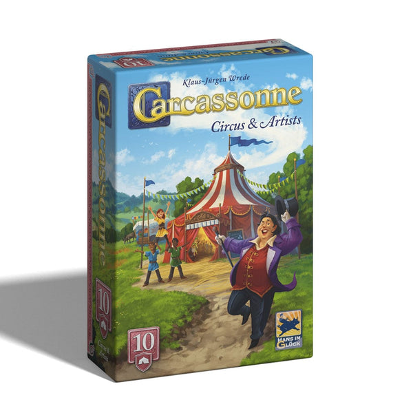 Carcassonne Exp10 (V3.1) : Circus & Artists Board Game Asmodee