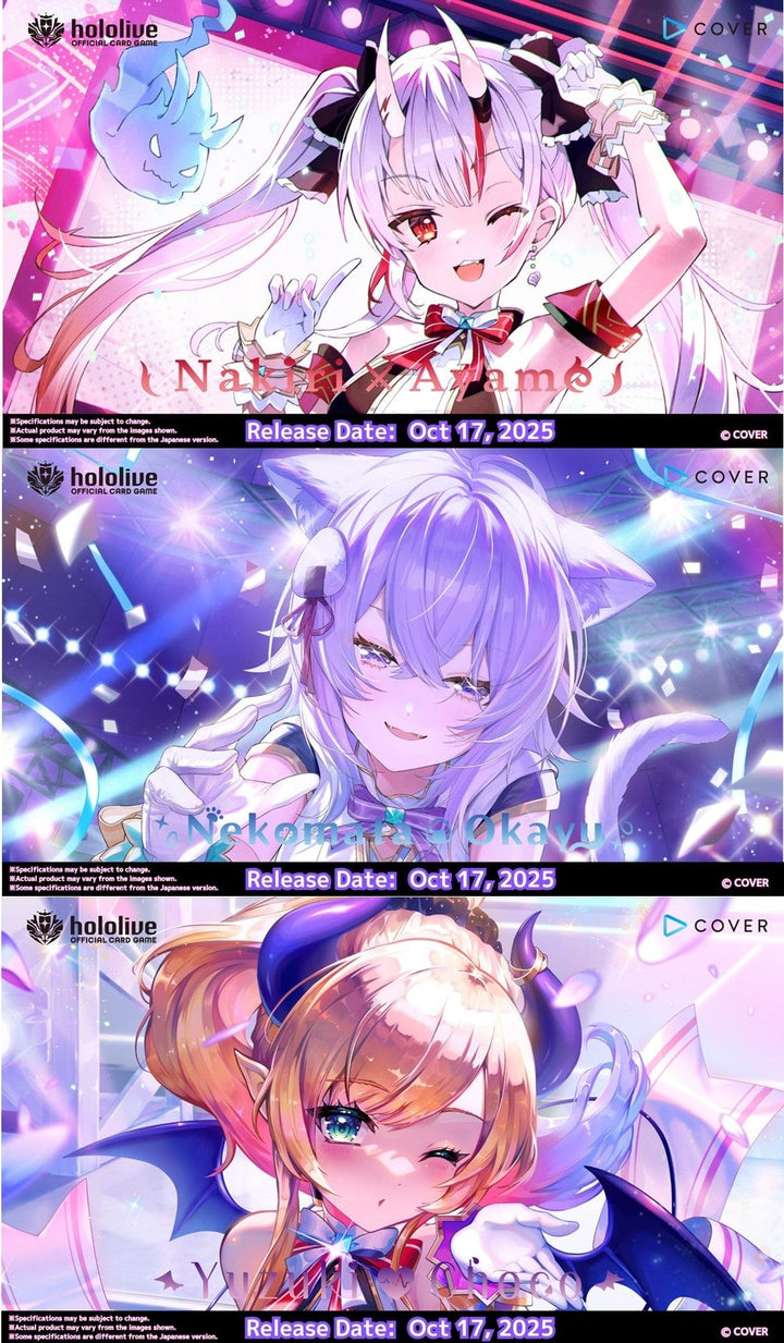 Hololive Official TCG: Quintet Spectrum -Set of 3- (ENG) Starter Decks Non-Singles Bushiroad