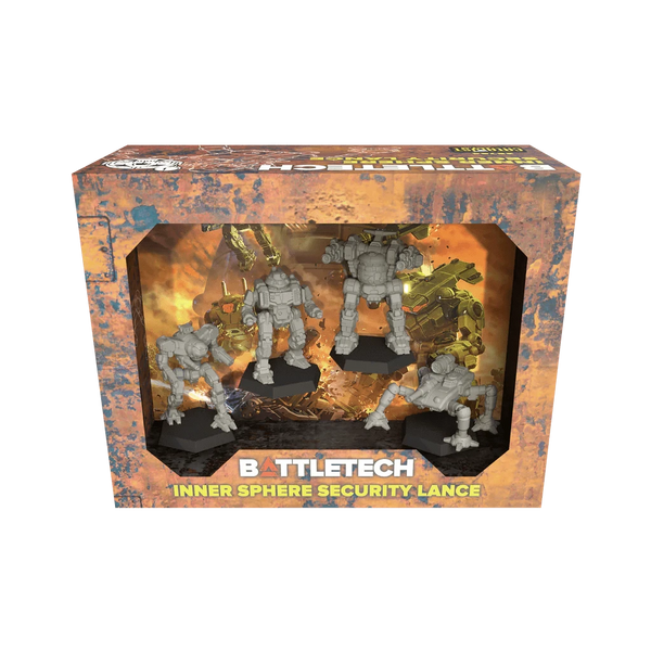 BattleTech: Mercenaries Forcepack - Inner Sphere Security Lance Model Kit Alliance Games Distribution