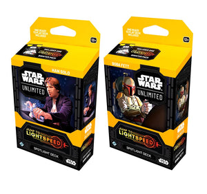 Star Wars: Unlimited - Jump to Lightspeed -Set of 2- Spotlight Decks