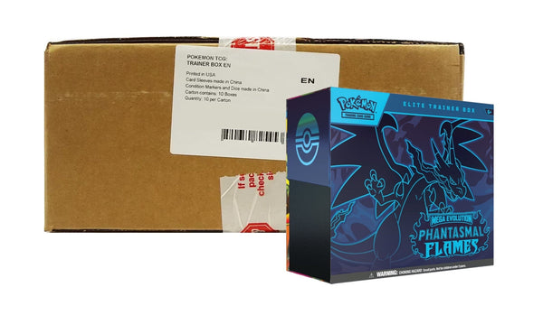 Pokemon Phantasmal Flames ME02 Elite Trainer Box [x10] Sealed Case Non-Singles The Pokemon Company