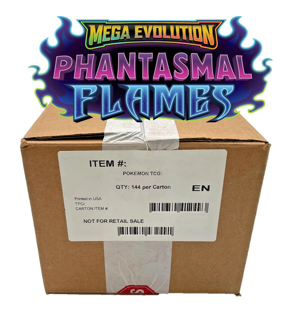 Pokemon Phantasmal Flames ME02 [x144] Sleeved Booster Case Non-Singles The Pokemon Company