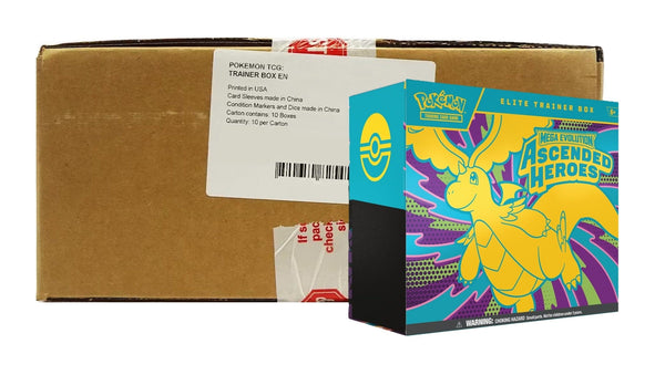 Pokemon Ascended Heroes ME02.5 Elite Trainer Box [x10] Sealed Case Non-Singles The Pokemon Company
