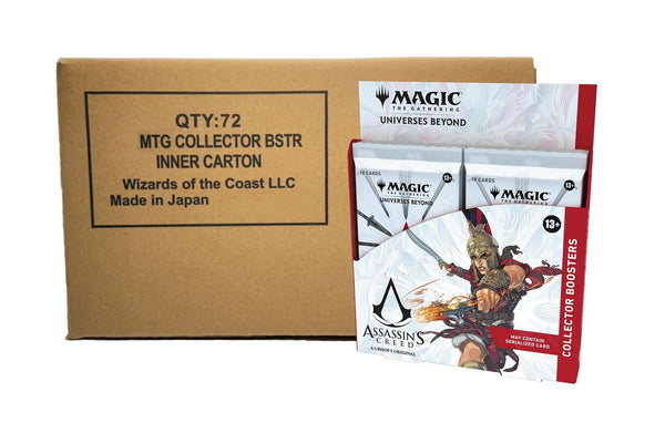 assassin's creed collector's booster box Amazon.com: Magic: The Gathering - Assassin's Creed Collector Booster Box |  12 Collector Boosters (10 Cards in Each Pack)
