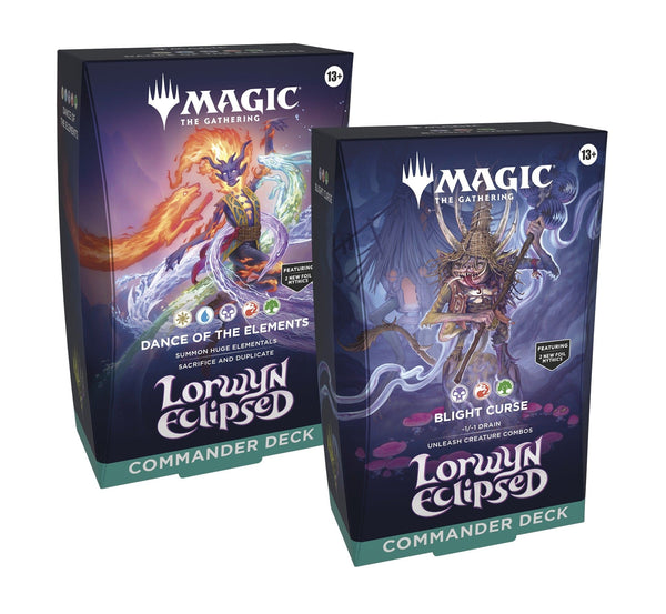 MTG Lorwyn Eclipsed -Set of 2- Commander Decks – Flipside Gaming
