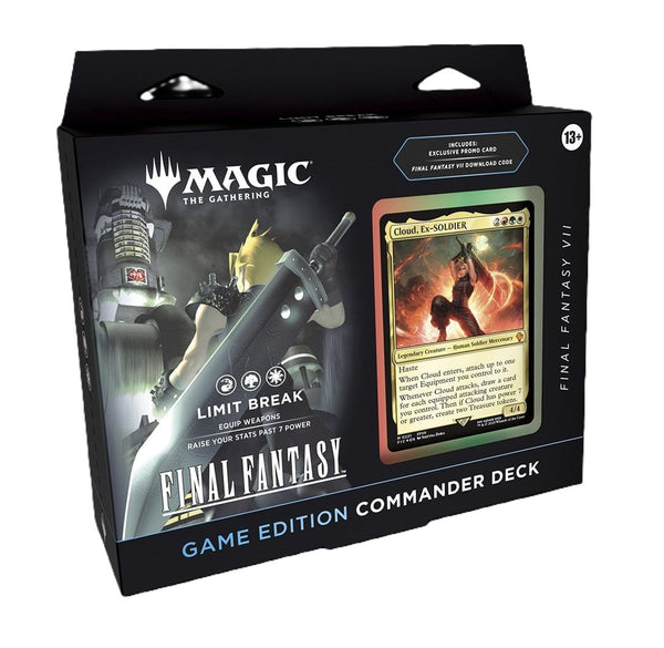 MTG Final Fantasy Holiday FFVII Video Game Commander Deck Non-Singles Wizards of the Coast
