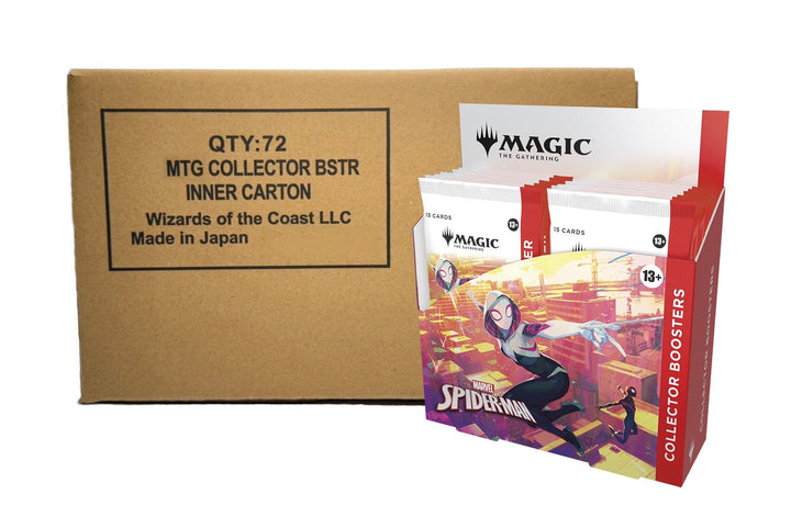 spm collector booster box Marvel's Spider-Man Play Mox Boarding House a Borderless basic land Magic - Marvel's Spider-Man -