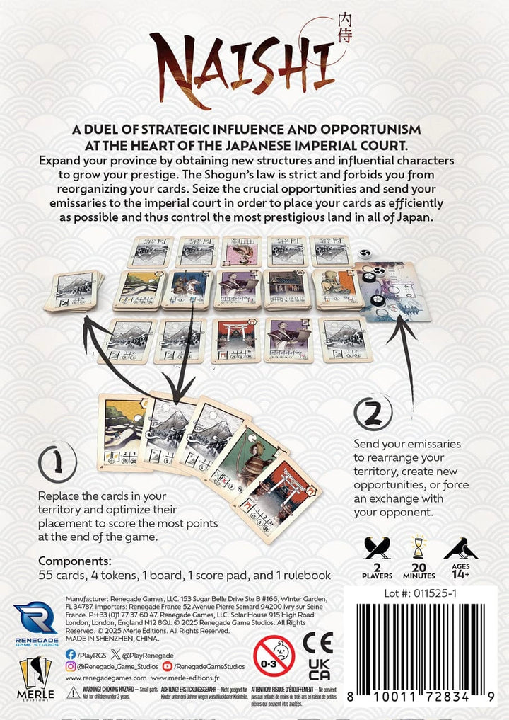 Naishi Board Game Alliance Games Distribution