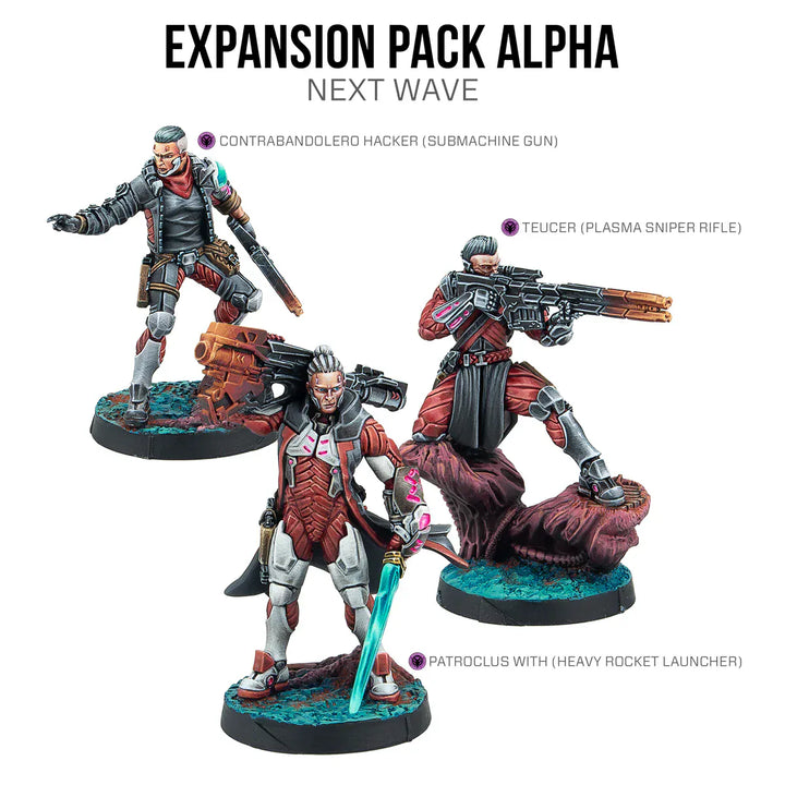 Combined Army Next Wave Expansion Pack Alpha Model Kit Corvus Belli