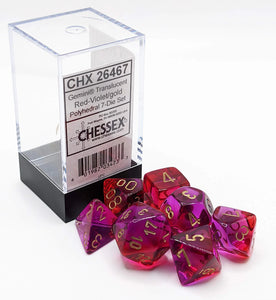 Gemini® Translucent Red-Violet/Gold 7-Die Set