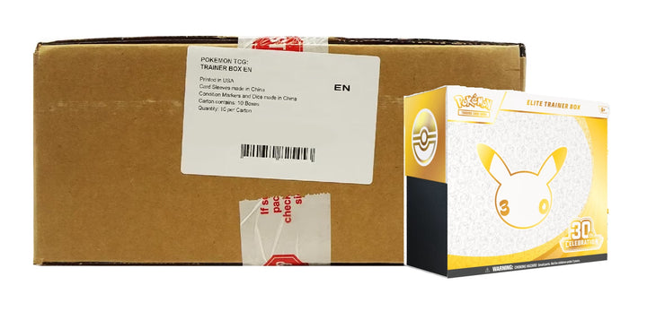 Pokemon 30th Celebration Elite Trainer Box [x10] Sealed Case – Flipside Gaming
