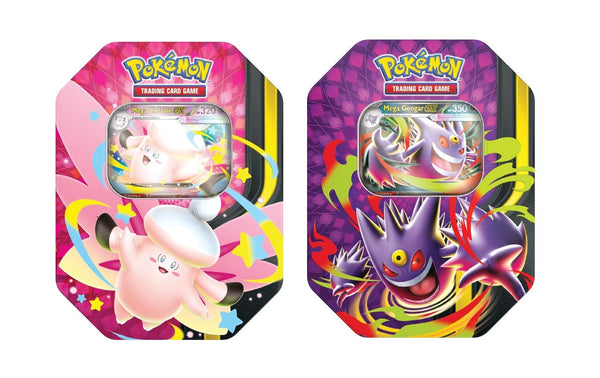 mega gengar booster box Pokemon Mega Moonlit -Set of 2- Tins – Flipside Gaming