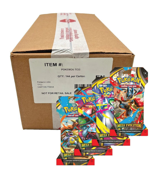 Pokemon Mega Evolution ME01 [x144] Sleeved Booster Case – Flipside Gaming