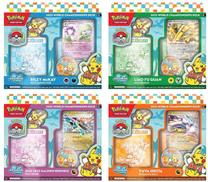 Pokemon 2025 World Championship -Set of 4- Decks – Flipside Gaming